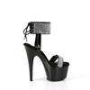 Pleaser - ADORE770 Sandale à bride à la cheville, Pole dance chaussures - Noir Product image